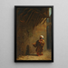 Reproduktion af maleriet Rue au Caire, Turc trouve une rose - Carl Spitzweg