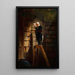 Reproduktion af maleriet Le rat de bibliothèque - Carl Spitzweg