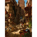 L'arrivée de la diligence - Carl Spitzweg — visning af kunstværket