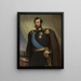Oskar I 1799-1859 Kongen af Sverige og Norge - Carl Staaff — indrammet kunstværk på væggen