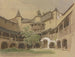 Château de Pfalzgrafenstein nær Kaub - Carl Theodor Reiffenstein — visning af kunstværket
