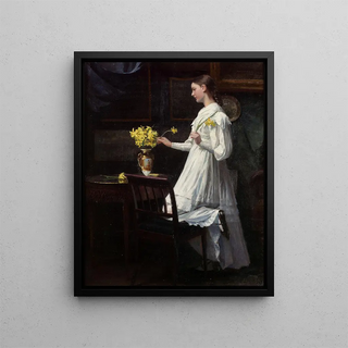 Carl Thomsen - Arranging Daffodils.webp