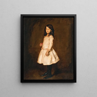 Carl Von Marr - Ruth Standing in a White Dress.webp