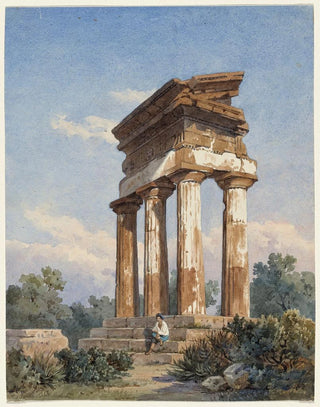 Carl Wilhelm Gtzloff - A Temple Ruin in Agrigento.webp