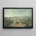 Vue de Paris depuis la terrasse du Pavillon de Brimborion - Carle Vernet — indrammet kunstværk på væggen