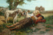 La Sieste des Chevriers - Carlo Ademollo — visning af kunstværket
