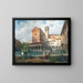 Santa Maria alla Fontana kirke i Milano - Carlo Bossoli — indrammet kunstværk på væggen