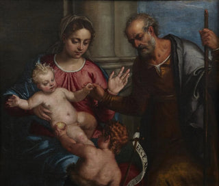 Carlo Caliari - Holy Family with the Infant Saint John.webp