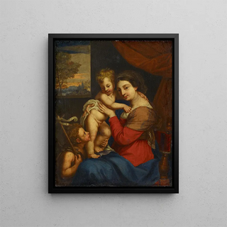 Carlo Cignani - Virgin With Child And With Saint John The Baptist As Child.webp