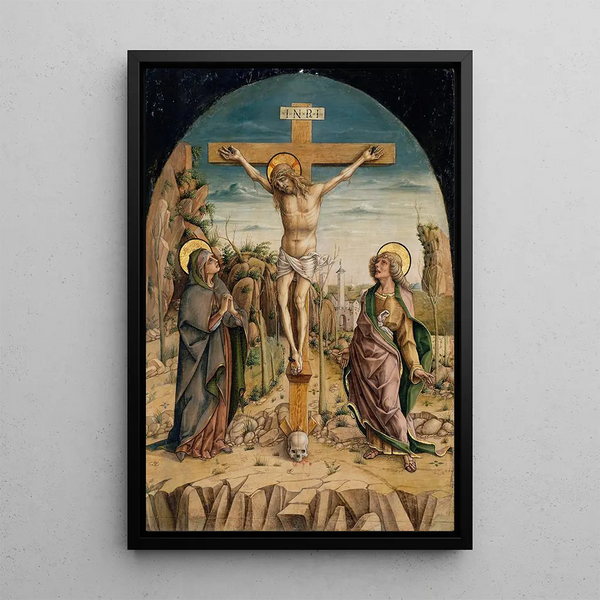 Reproduktion af maleriet La Crucifixion - Carlo Crivelli