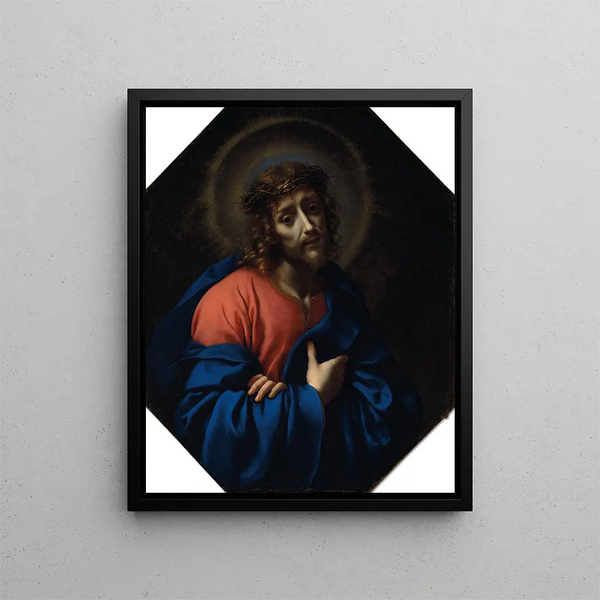 Voici l'homme - Carlo Dolci — indrammet kunstværk på væggen