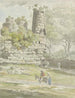 Graf van de Horatii aan de Via Appia - Carlo Labruzzi — visning af kunstværket