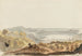 Vue du lac de Nemi en direction de Rome - Carlo Labruzzi — visning af kunstværket