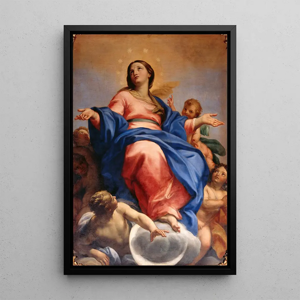 Immaculée Conception - Carlo Maratti — indrammet kunstværk på væggen