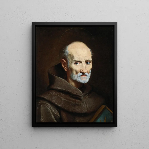 Portrait af Luke Wadding - Carlo Maratti — indrammet kunstværk på væggen