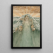 Reproduktion af maleriet La Vague - Carlos Schwabe