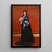 Grevinde Rattazzi née Maria-Laetitia Bonaparte-Wyse - Carolus-Duran — indrammet kunstværk på væggen