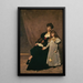 Reproduktion af maleriet af Mère et enfants, Madame Feydeau og hendes børn - Carolus-Duran