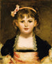 Portrait af en ung pige - Carolus-Duran — visning af kunstværket