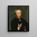 Portrait af Étienne Haro - Carolus-Duran — indrammet kunstværk på væggen