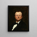 Portrait af Jean-François Berthelier 1830-1888 sanger - Carolus-Duran — indrammet kunstværk på væggen