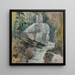Cascade - John Henry Twachtman — indrammet kunstværk på væggen