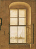 Vue depuis l'atelier de l'artiste, fenêtre de droite - Caspar David Friedrich — visning af kunstværket