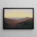 Monts des Géants Riesengebirge - Caspar David Friedrich — indrammet kunstværk på væggen