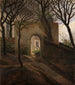 Kirchhofpforte - Caspar David Friedrich — visning af kunstværket