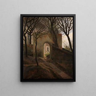 Caspar David Friedrich - Kirchhofpforte.webp
