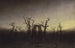 Reproduktion af maleriet L'Abbaye i egnen af egtræer - Caspar David Friedrich