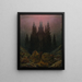 La Croix dans les montagnes - Caspar David Friedrich — indrammet kunstværk på væggen
