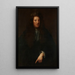 Jan Karel Nicolaas van Hove æresmedlem af Saint Luc Guild - Caspar Jacob van Opstal den Unge — indrammet kunstværk på væggen