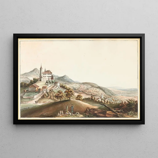 Caspar Wolf - Vue du Chateau de Bipp dans le Canton de Berne.webp