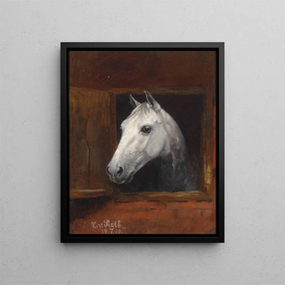 Caspar von Reth - Portrait eines Schimmels.webp