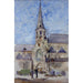 En markedsdag Kirke Saint Jacques Gand Belgien - Cass Gilbert — visning af kunstværket