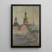 Reproduktion af maleriet Les tours du Zwinger Dresde - Cass Gilbert