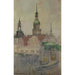 Reproduktion af maleriet Les tours du Zwinger Dresde - Cass Gilbert