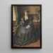 Portraitmaleri af Emma Madox Brown - Catherine Madox Brown — indrammet kunstværk på væggen