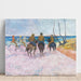 Reproduktion af maleriet Cavaliers sur stranden (I) - Paul Gauguin