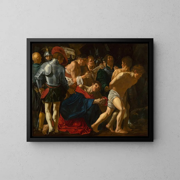 Le Christ portant la croix - Cecco del Caravaggio — indrammet kunstværk på væggen