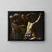 Saint Sébastien - Cecco del Caravaggio — indrammet kunstværk på væggen