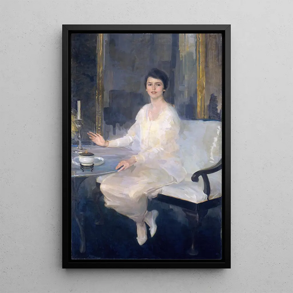 Ernesta - Cecilia Beaux — indrammet kunstværk på væggen