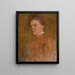 Selvportræt - Cecilia Beaux — indrammet kunstværk på væggen