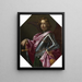 Saint Michel Archange - Cesare Dandini — indrammet kunstværk på væggen