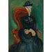 Den gamle dame sidder - Chaïm Soutine — visning af kunstværket