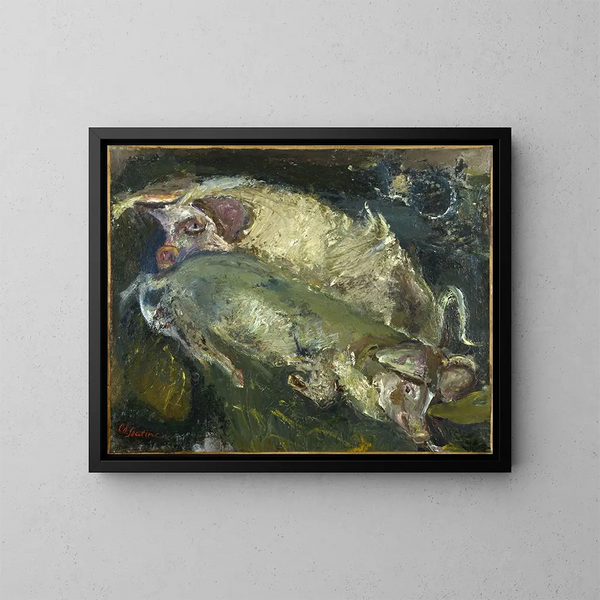Grise - Chaïm Soutine — indrammet kunstværk på væggen