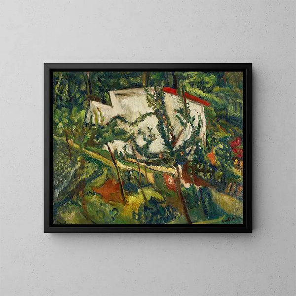 Maison de Clamart - Chaïm Soutine — indrammet kunstværk på væggen