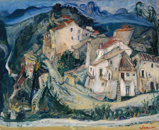 Vue de Cagnes - Chaïm Soutine — visning af kunstværket