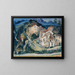 Vue de Cagnes - Chaïm Soutine — indrammet kunstværk på væggen
